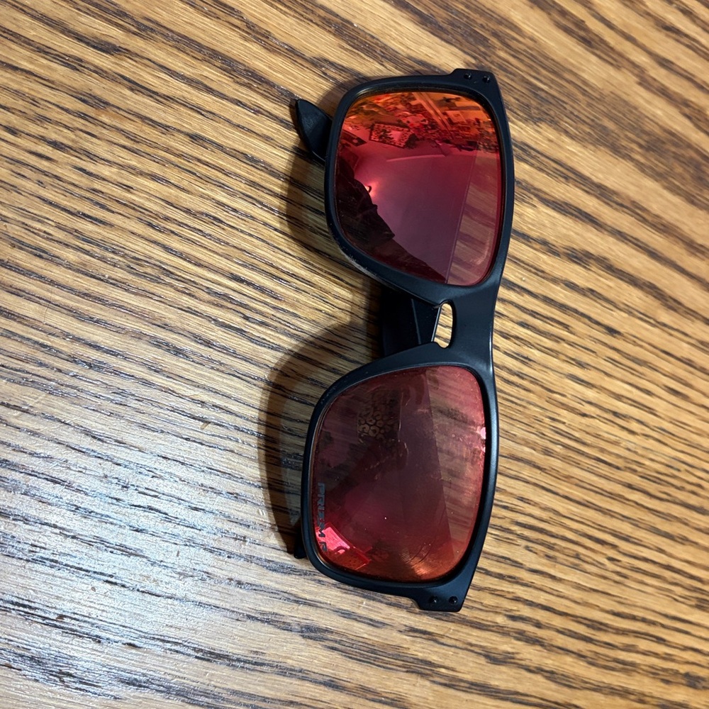 Black Sunglasses with American Flag Detail